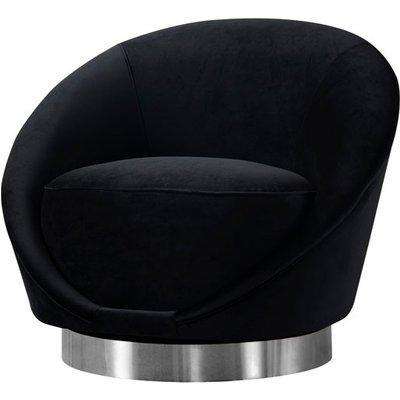 Selini Swivel Chair - Black
