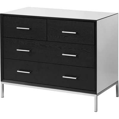 Trio Black Chest of Drawers