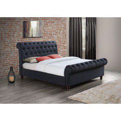 Arkansas Charcoal Double Bed