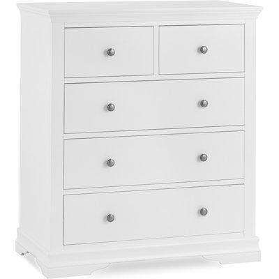 Brooklyn White 2 Over 3 Chest of Drawers