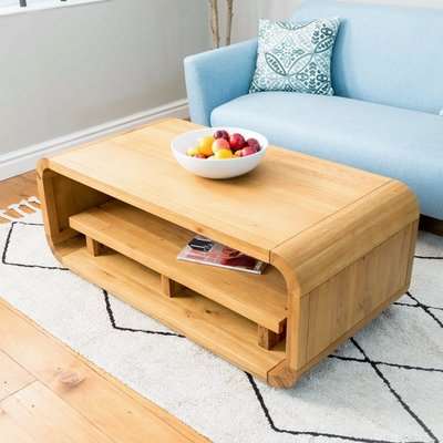 Modern Oak Living Coffee and TV Table