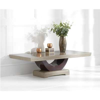Raphael White Marble Coffee Table