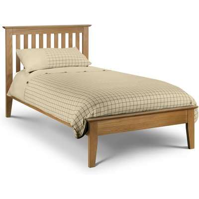 Salerno Shaker Style Solid Oak Bed Frame – Single, Double or King Size