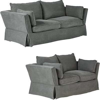 Aubourn Sofa Set - Charcoal
