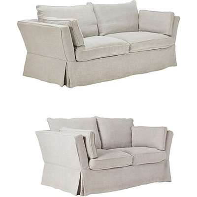 Aubourn Sofa Set - Silver Grey