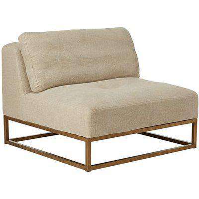 Botero Armless Sofa Chair - Natural