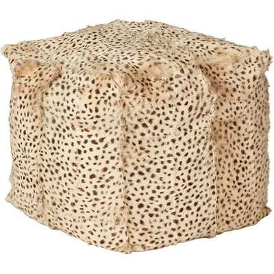 Chyangra Goat Fur Floor Cushion Large - Cheetah