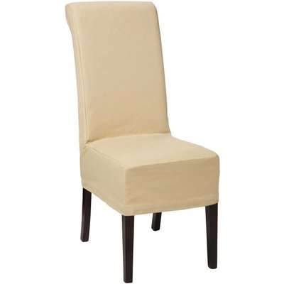Cotton Slip Cover for Echo Dining Chair - Oatmeal