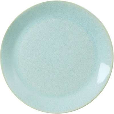 Duck Egg Dessert Plate, Celadon Glaze - Blue