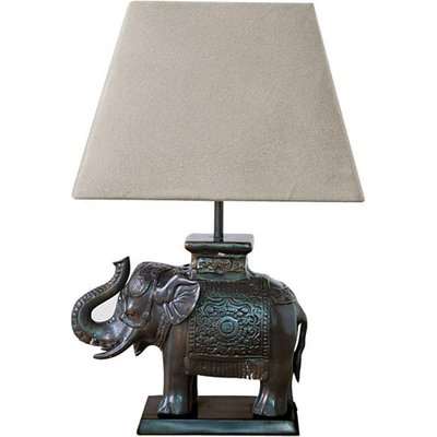 Elephant Desk Lamp, Bronze