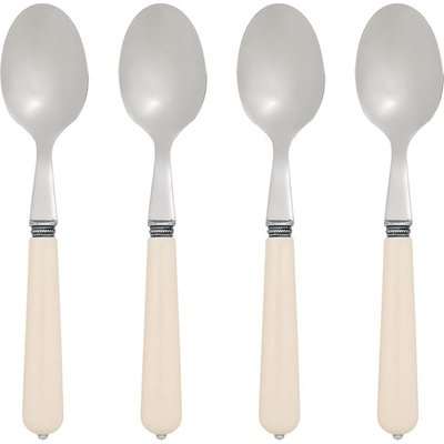 Ivory Serving Spoons, Set of 4 - Cream