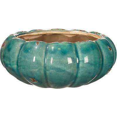 Kolokythi Wide Decorative Bowl - Aruba Blue