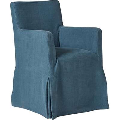 Loose Cover For Atherton Dining Chair - Cerulean