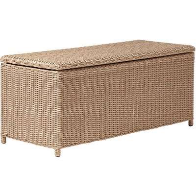 Luccombe All-Weather Rattan Storage Trunk - Driftwood