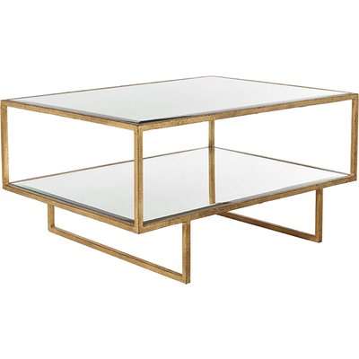 Merle Coffee Table - Antiqued Glass