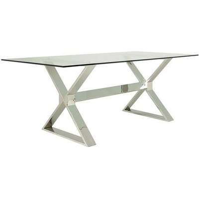 Park Dining Table - Metal/Glass