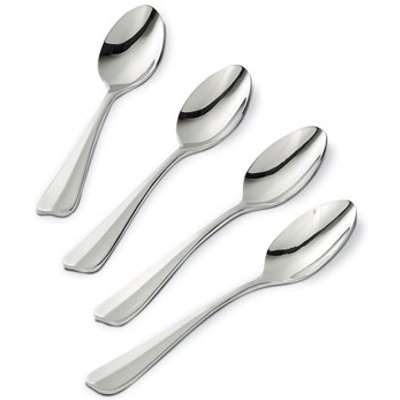 Pistol Grip Coffee Spoons, Set of 4 - Stainless Steel