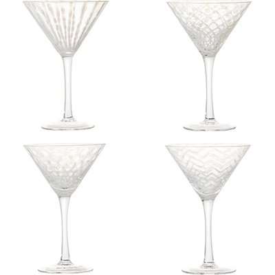 Pulcinella Cocktail Glass, Set of 4 - White