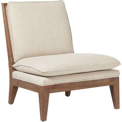 Vasa Linen Lounge Chair - Natural