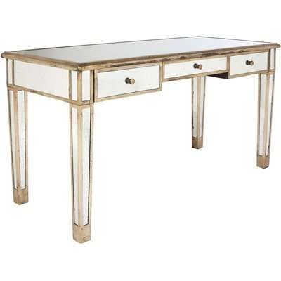 Versailles Desk / Dressing Table - Antiqued Mirror