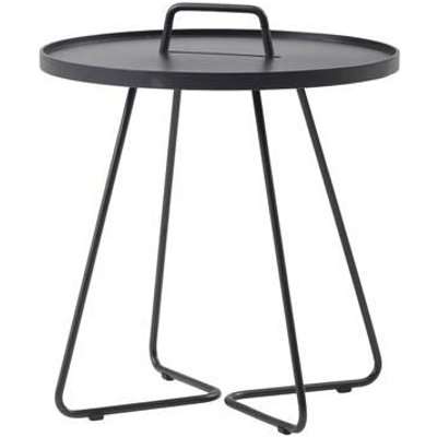 CANE-LINE On-the-move Outdoor Side Table Large Black