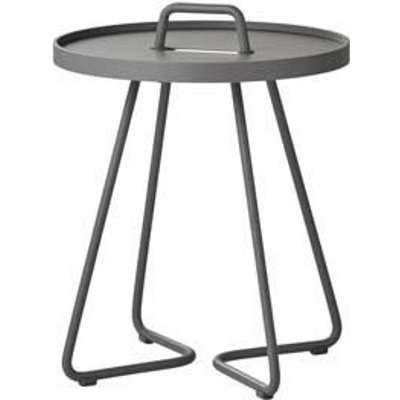 CANE-LINE On-the-move Outdoor Side Table X-Small Light Grey