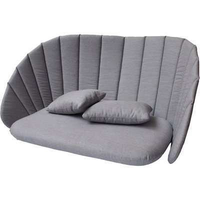 Cane-line Peacock 2-Seater Sofa Grey Outdoor Cushion Set