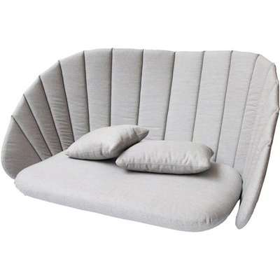 Cane-line Peacock 2-Seater Sofa Light Grey Outdoor Cushion Set
