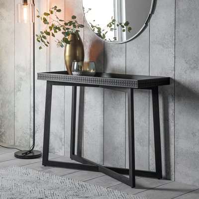 Gallery Direct Boho Boutique Console Table Black
