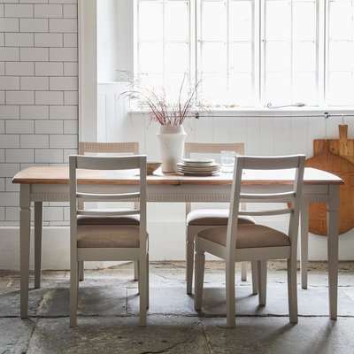 Gallery Direct Bronte Extendable Dining Table in Taupe | Outlet