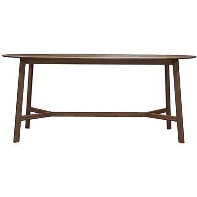 Gallery Direct Madrid 6 Seater Dining Table / Walnut / Oval