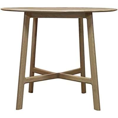 Gallery Direct Madrid Brown Round 4 Seater Dining Table