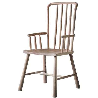 Gallery Interiors Set of 2 Wycombe Carver Dining Chairs