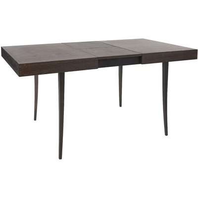 Gillmore Fitzroy Extending Charcoal Oak Veneer 4 Seater Dining Table