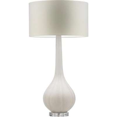 Heathfield & Co Elenor Ivory Crackle Table Lamp