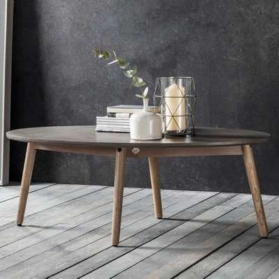 Hudson Living Bergen Scandi Oval Coffee Table | Outlet