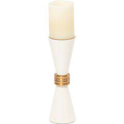 Liang & Eimil Hourglass Candle Holder White