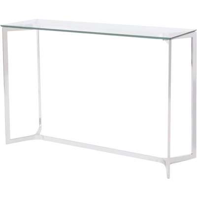 Libra Linton Stainless Steel And Glass Coffee Table