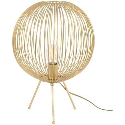 Libra Tova Spherical Tripod Table Lamp Gold