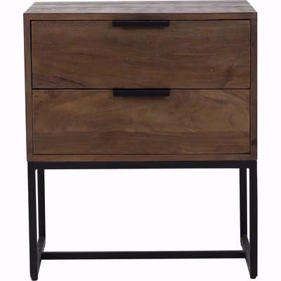Light & Living Meave Chest of Drawers Dark Brown