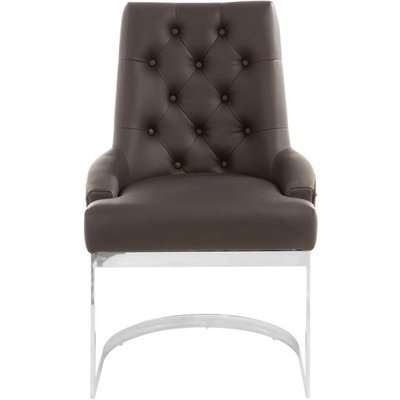 Olivia's Anna Dining Chair Black Leather
