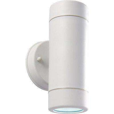 Icarus LED White IP44 Outdoor 2 Light Wall Light