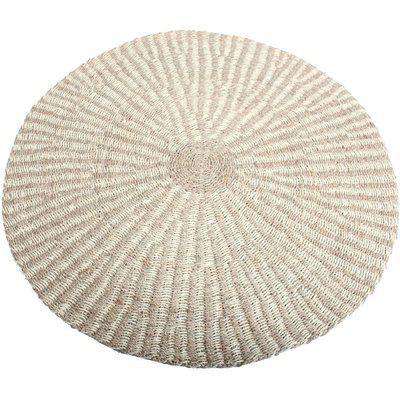 Woven Seagrass And Palm Leaf Round Rug