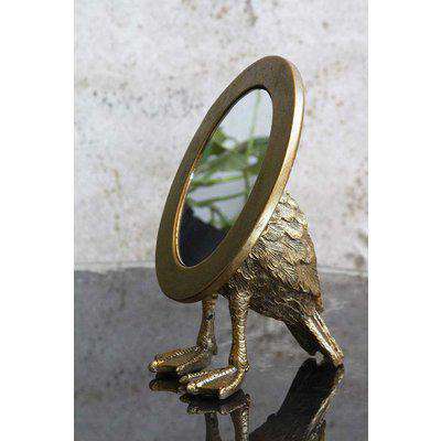 Antique Gold Duck Feet Vanity Mirror