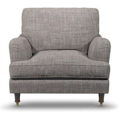 Perfect Armchair In Natural Oatmeal Boucle Fabric
