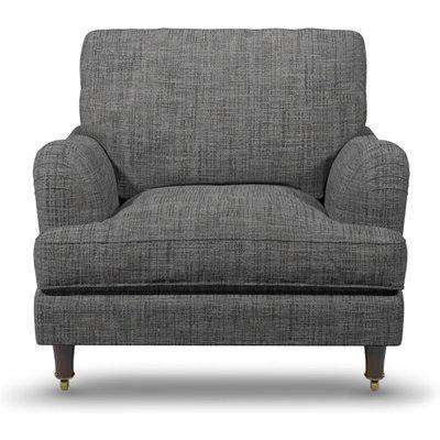 Perfect Armchair In Shale Boucle Fabric