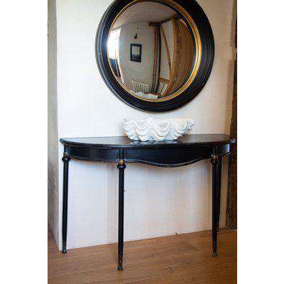 Traditional-Style Black Metal Console Table