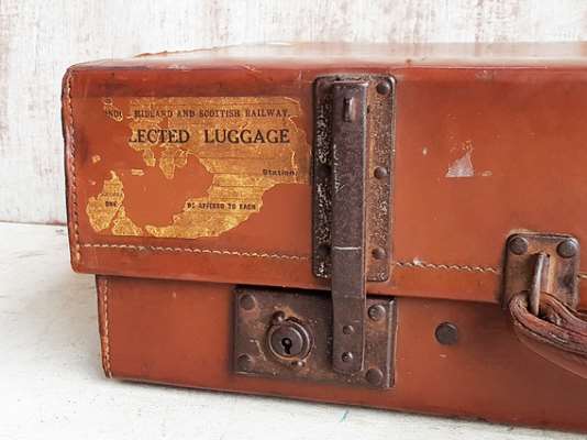 Vintage Suitcase Brown