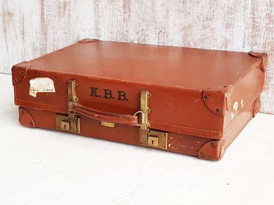 Vintage Suitcase By Revelation Brown