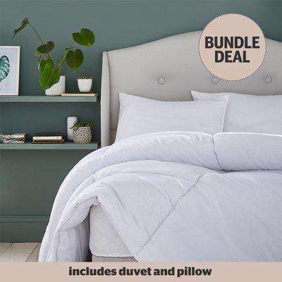 Silentnight Eco Comfort Duvet and Pillows Bundle Super King